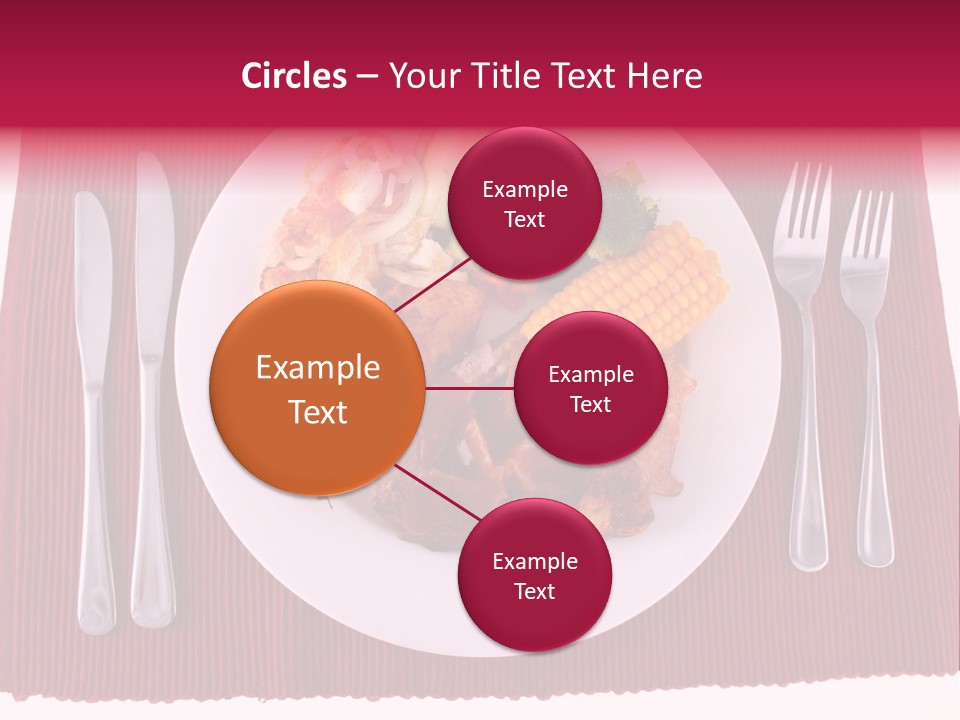 Potato Cob Fork PowerPoint Template