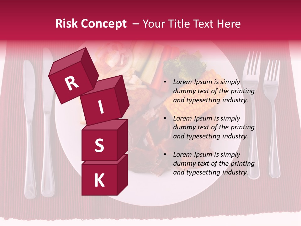 Potato Cob Fork PowerPoint Template