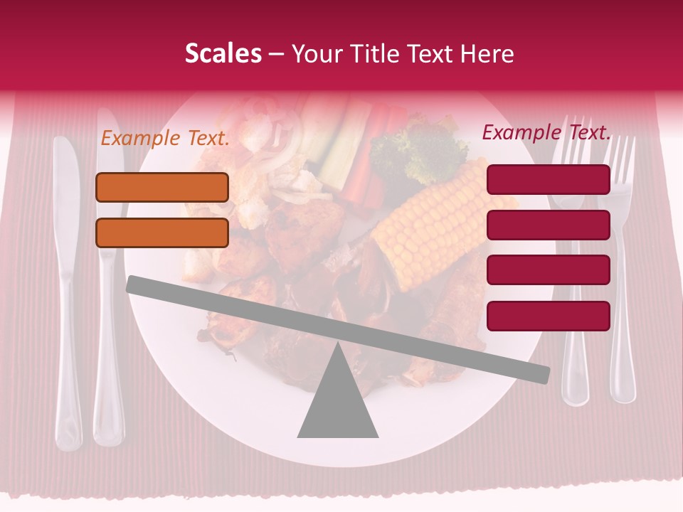 Potato Cob Fork PowerPoint Template