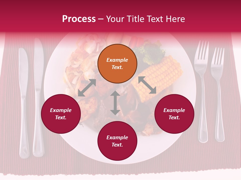 Potato Cob Fork PowerPoint Template