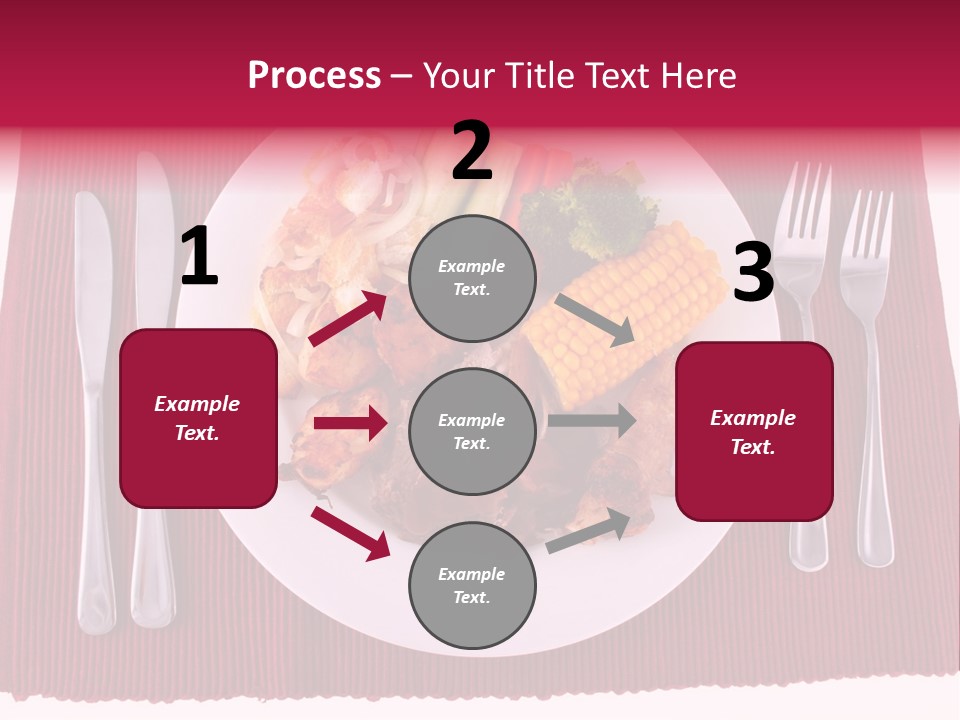 Potato Cob Fork PowerPoint Template