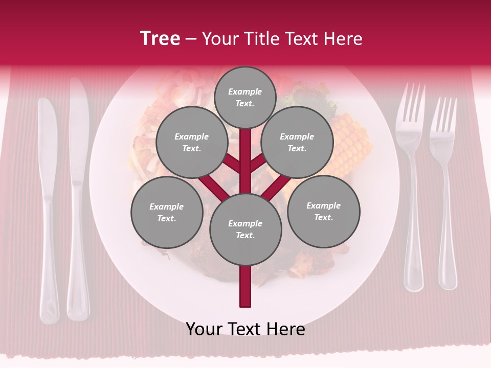 Potato Cob Fork PowerPoint Template