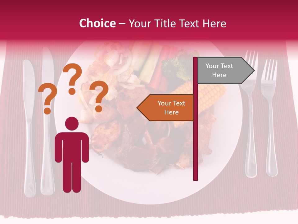 Potato Cob Fork PowerPoint Template