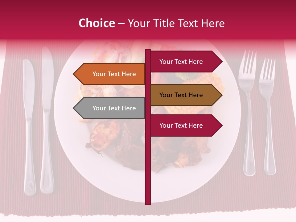 Potato Cob Fork PowerPoint Template