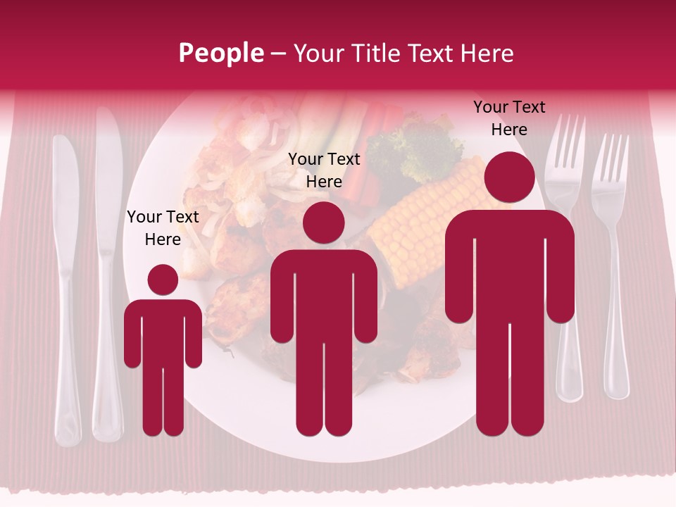 Potato Cob Fork PowerPoint Template