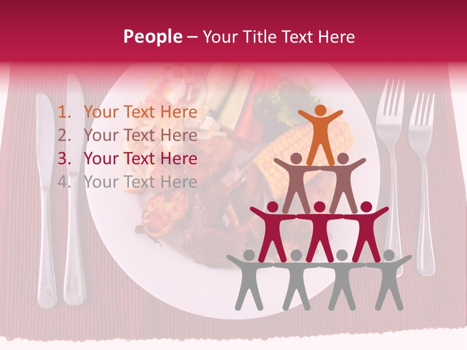 Potato Cob Fork PowerPoint Template