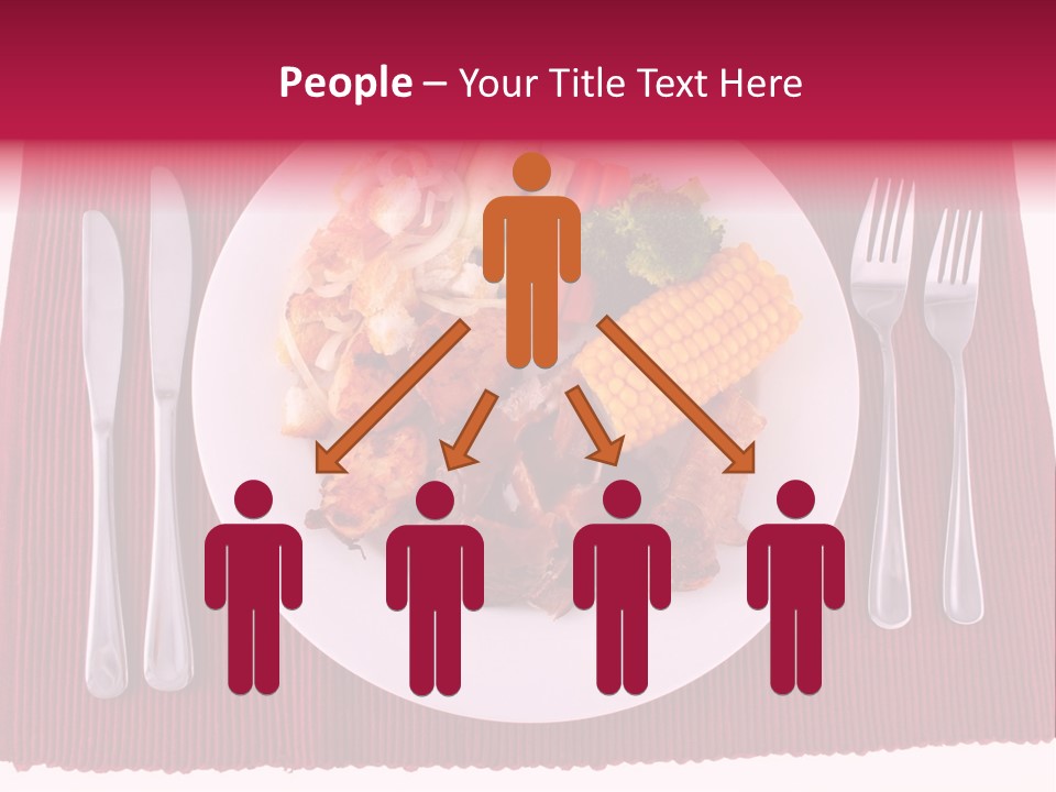 Potato Cob Fork PowerPoint Template
