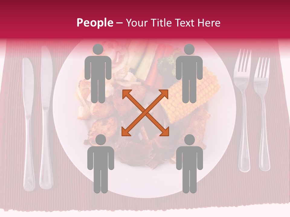 Potato Cob Fork PowerPoint Template
