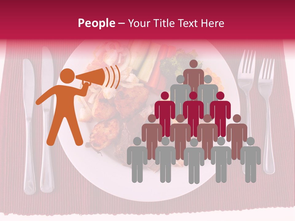 Potato Cob Fork PowerPoint Template