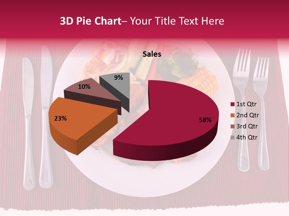 Potato Cob Fork PowerPoint Template