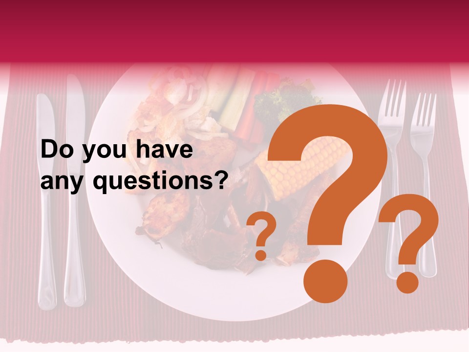 Potato Cob Fork PowerPoint Template