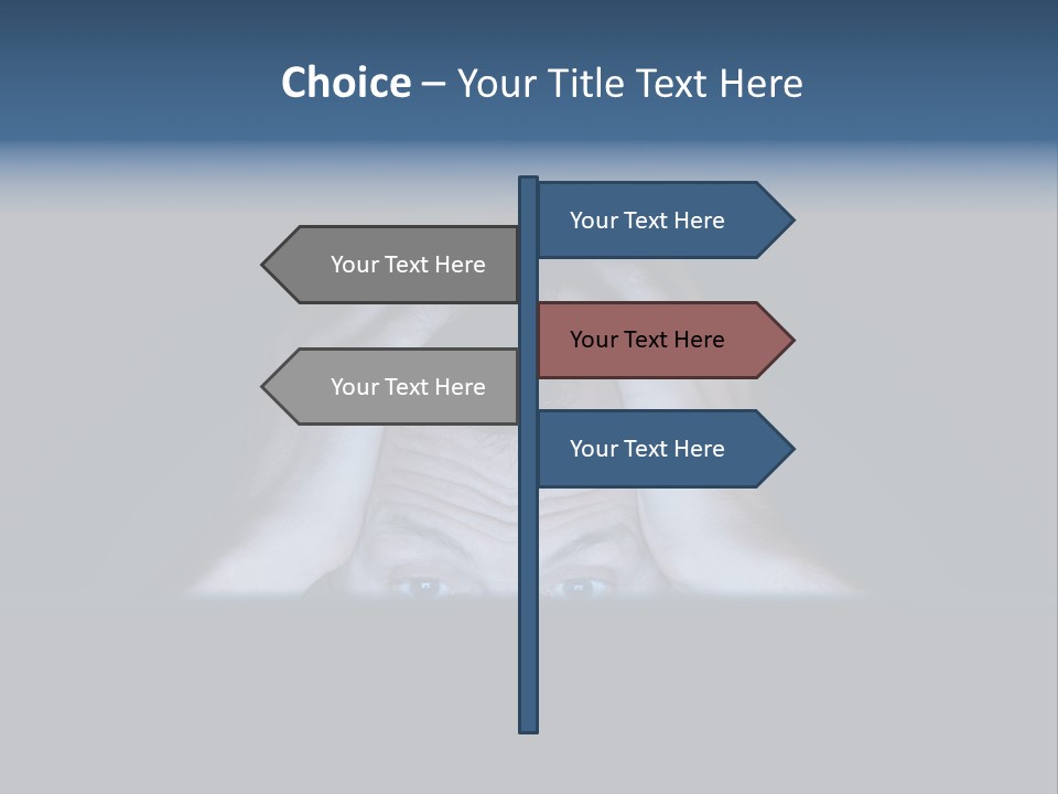 Manager Concerned Headache PowerPoint Template