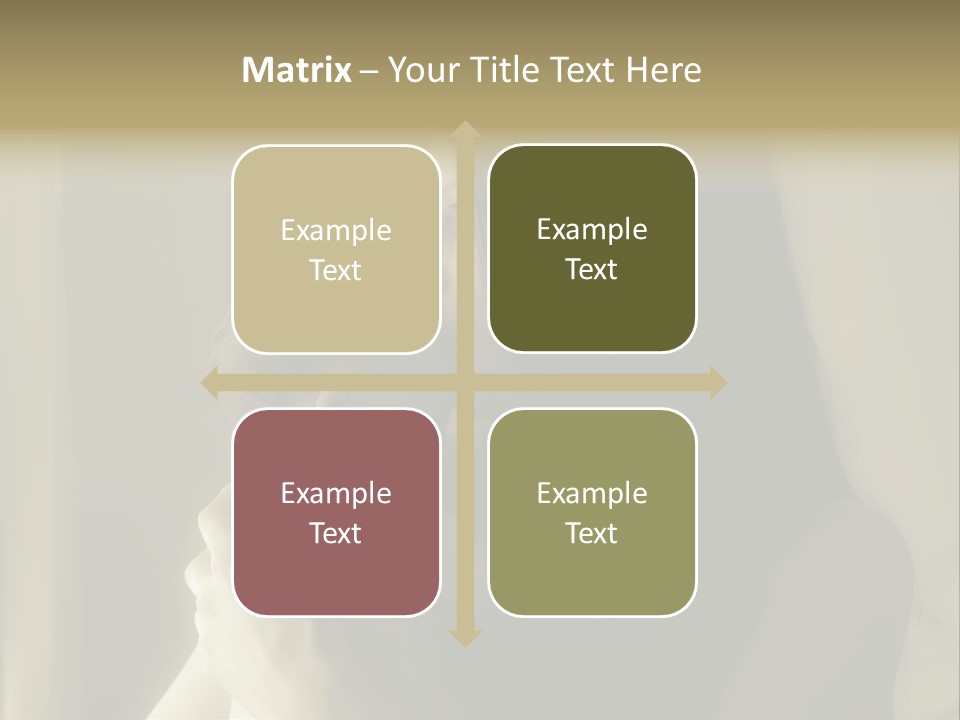 A Woman Holding A Baby In Her Arms PowerPoint Template