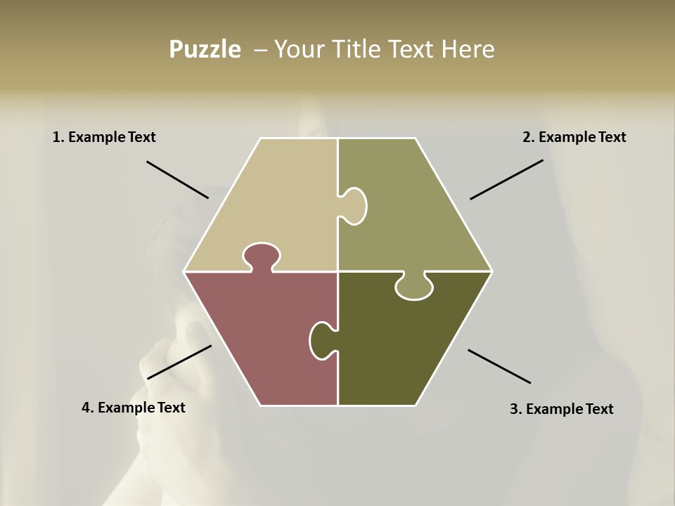 A Woman Holding A Baby In Her Arms PowerPoint Template