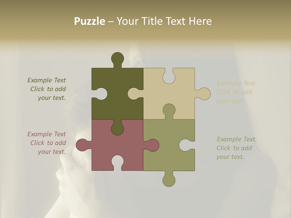 A Woman Holding A Baby In Her Arms PowerPoint Template