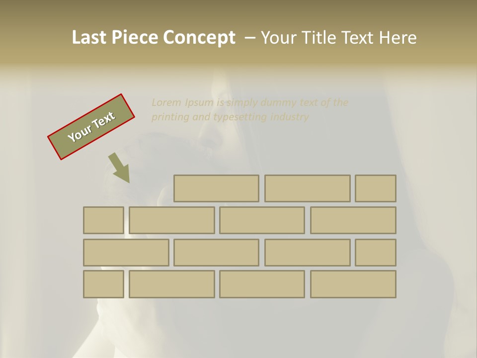 A Woman Holding A Baby In Her Arms PowerPoint Template