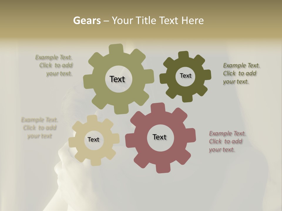 A Woman Holding A Baby In Her Arms PowerPoint Template