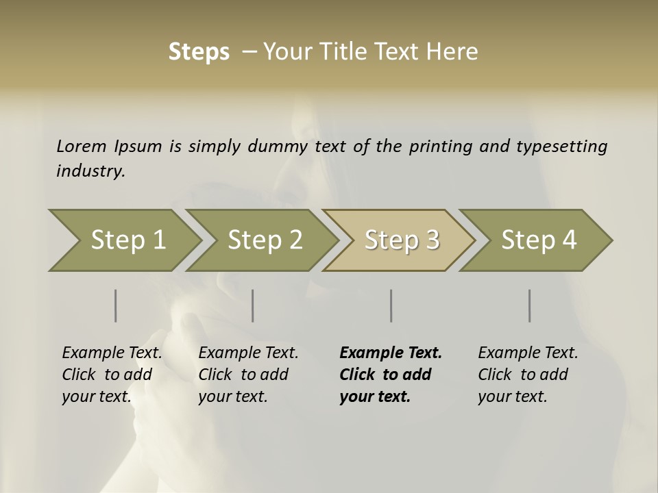 A Woman Holding A Baby In Her Arms PowerPoint Template