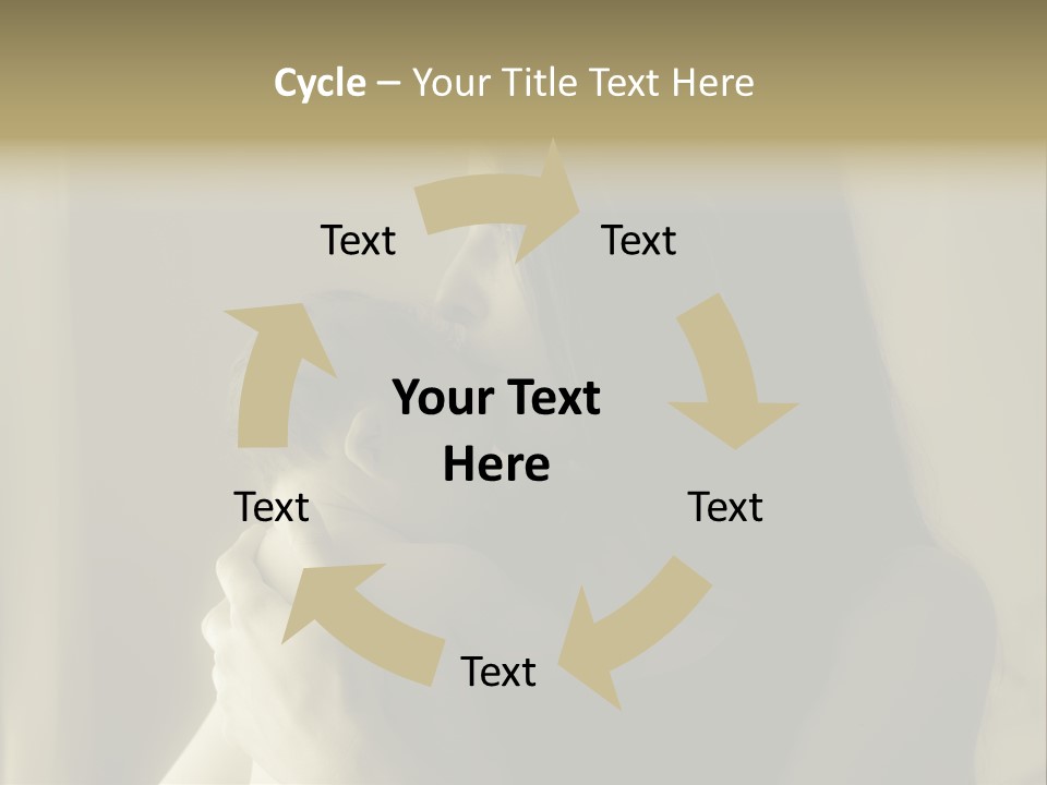 A Woman Holding A Baby In Her Arms PowerPoint Template
