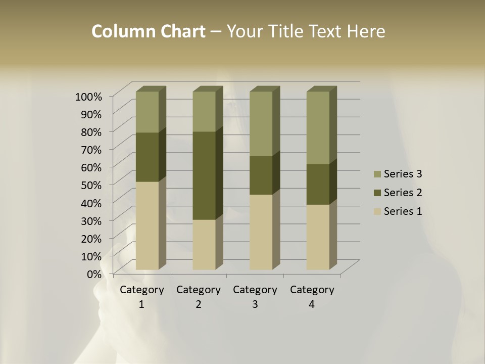 A Woman Holding A Baby In Her Arms PowerPoint Template