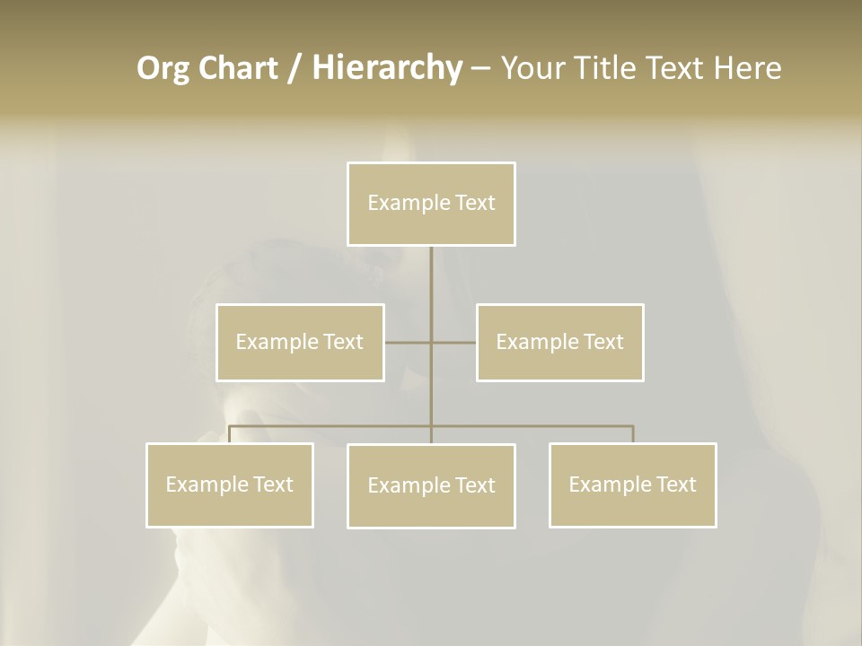 A Woman Holding A Baby In Her Arms PowerPoint Template