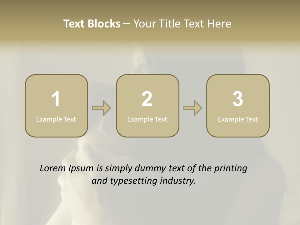 A Woman Holding A Baby In Her Arms PowerPoint Template