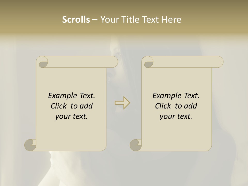 A Woman Holding A Baby In Her Arms PowerPoint Template