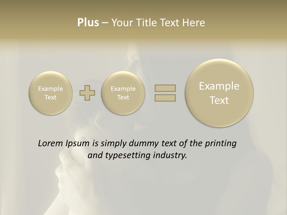 A Woman Holding A Baby In Her Arms PowerPoint Template