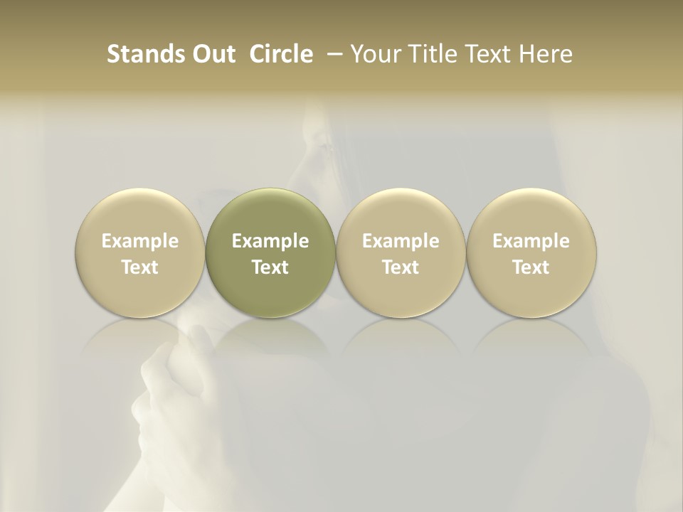 A Woman Holding A Baby In Her Arms PowerPoint Template