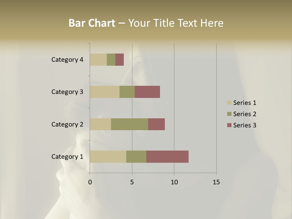 A Woman Holding A Baby In Her Arms PowerPoint Template