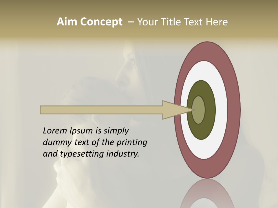 A Woman Holding A Baby In Her Arms PowerPoint Template