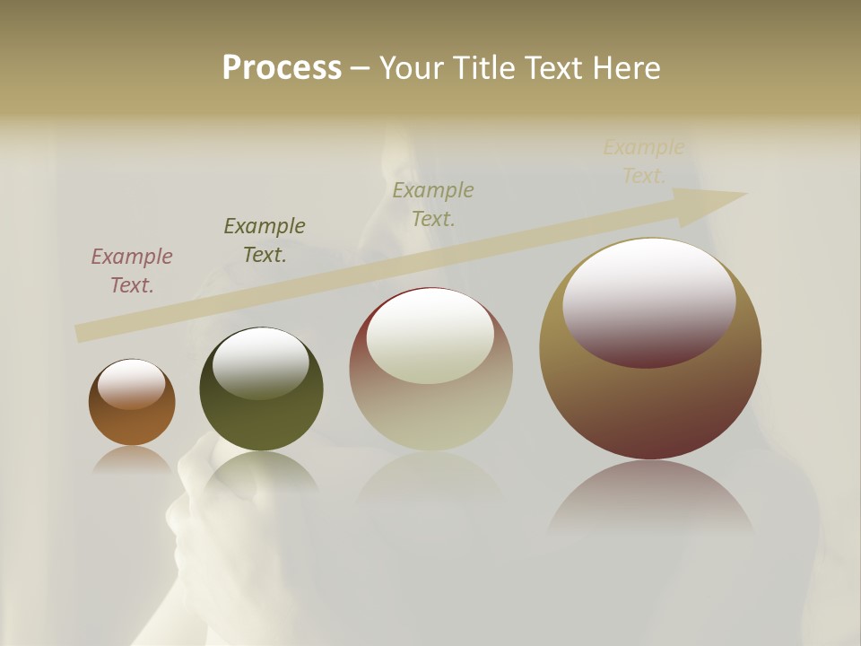 A Woman Holding A Baby In Her Arms PowerPoint Template