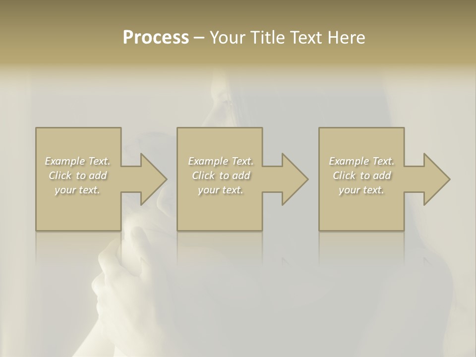 A Woman Holding A Baby In Her Arms PowerPoint Template