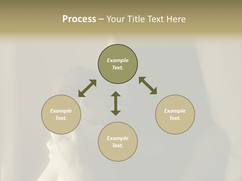 A Woman Holding A Baby In Her Arms PowerPoint Template