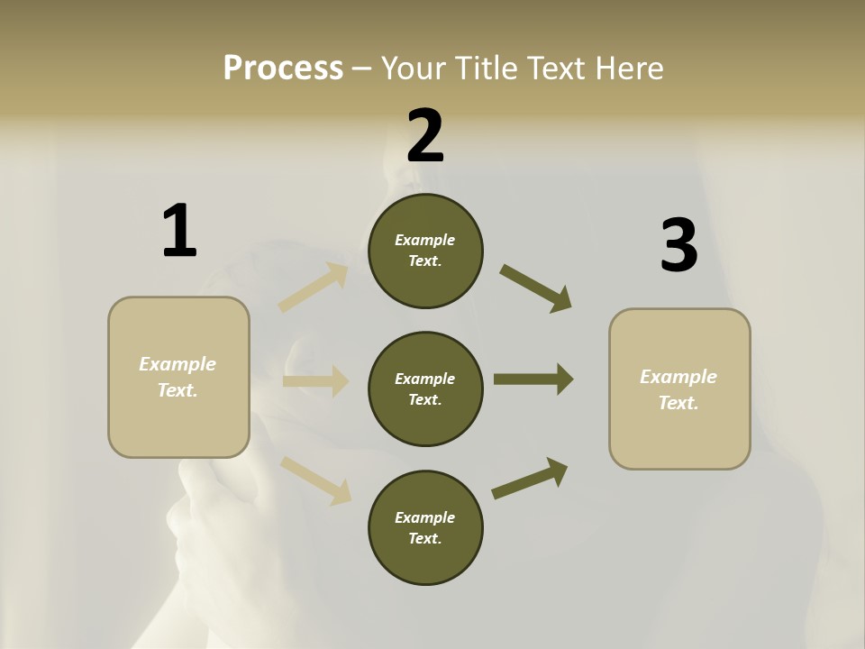 A Woman Holding A Baby In Her Arms PowerPoint Template