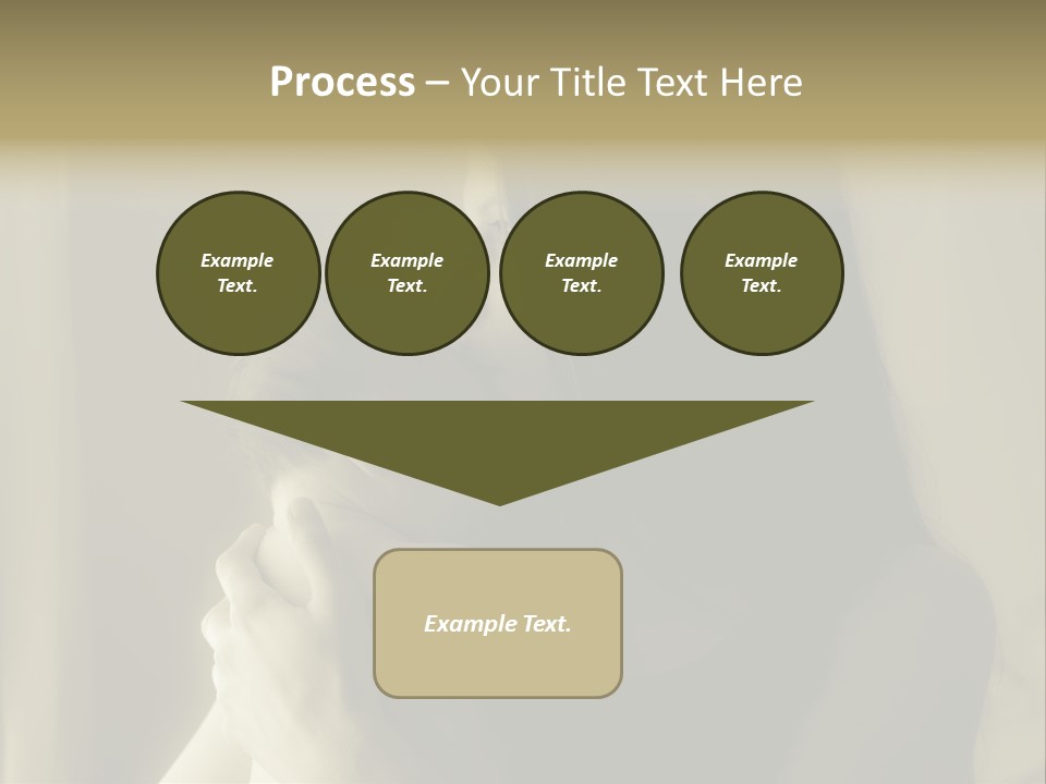 A Woman Holding A Baby In Her Arms PowerPoint Template