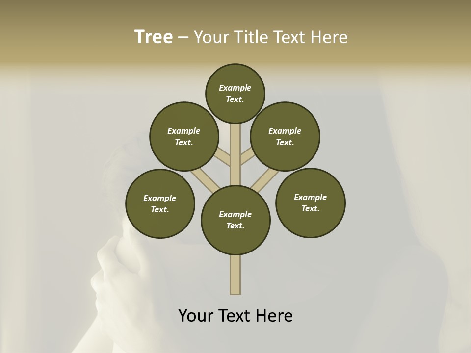 A Woman Holding A Baby In Her Arms PowerPoint Template