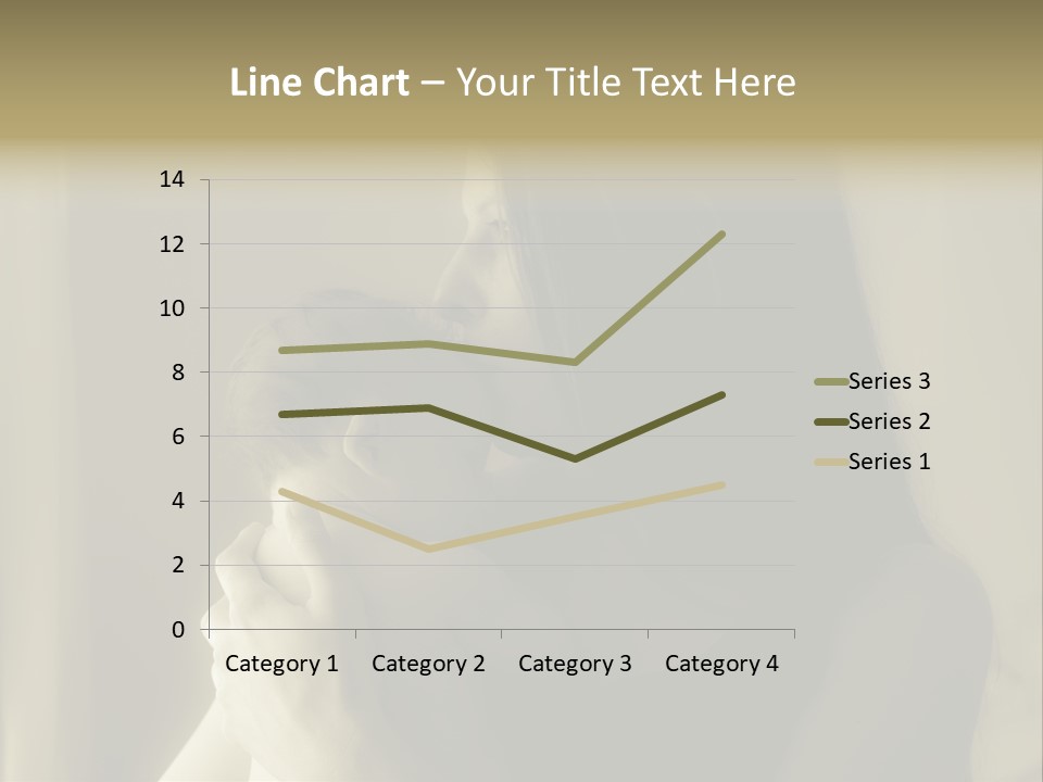 A Woman Holding A Baby In Her Arms PowerPoint Template