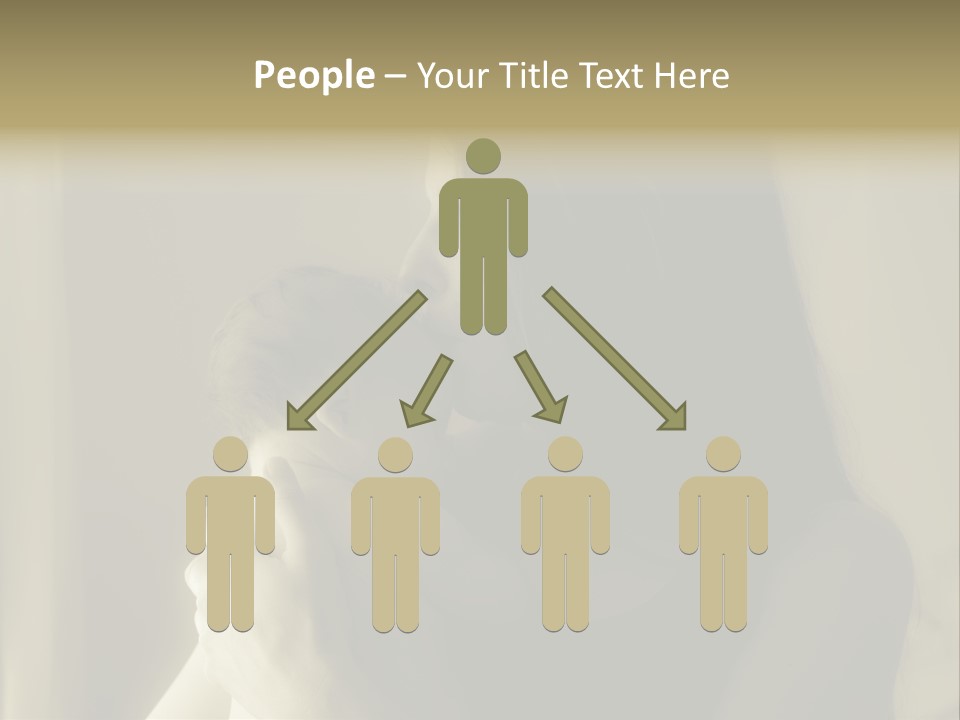 A Woman Holding A Baby In Her Arms PowerPoint Template