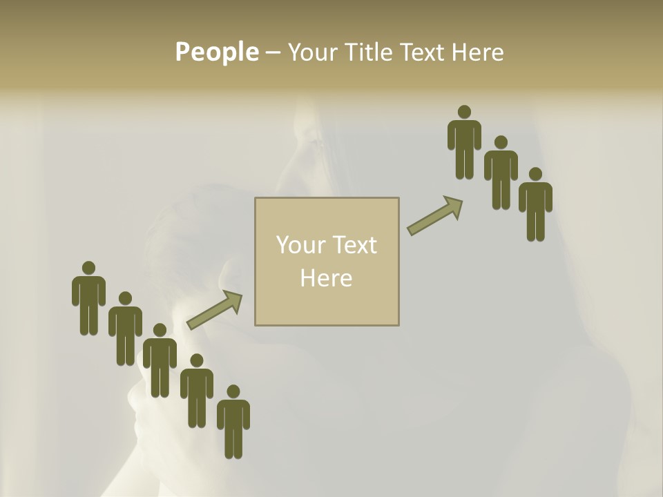 A Woman Holding A Baby In Her Arms PowerPoint Template