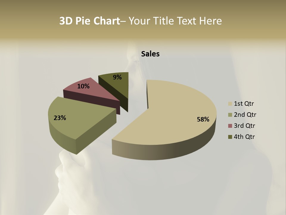A Woman Holding A Baby In Her Arms PowerPoint Template