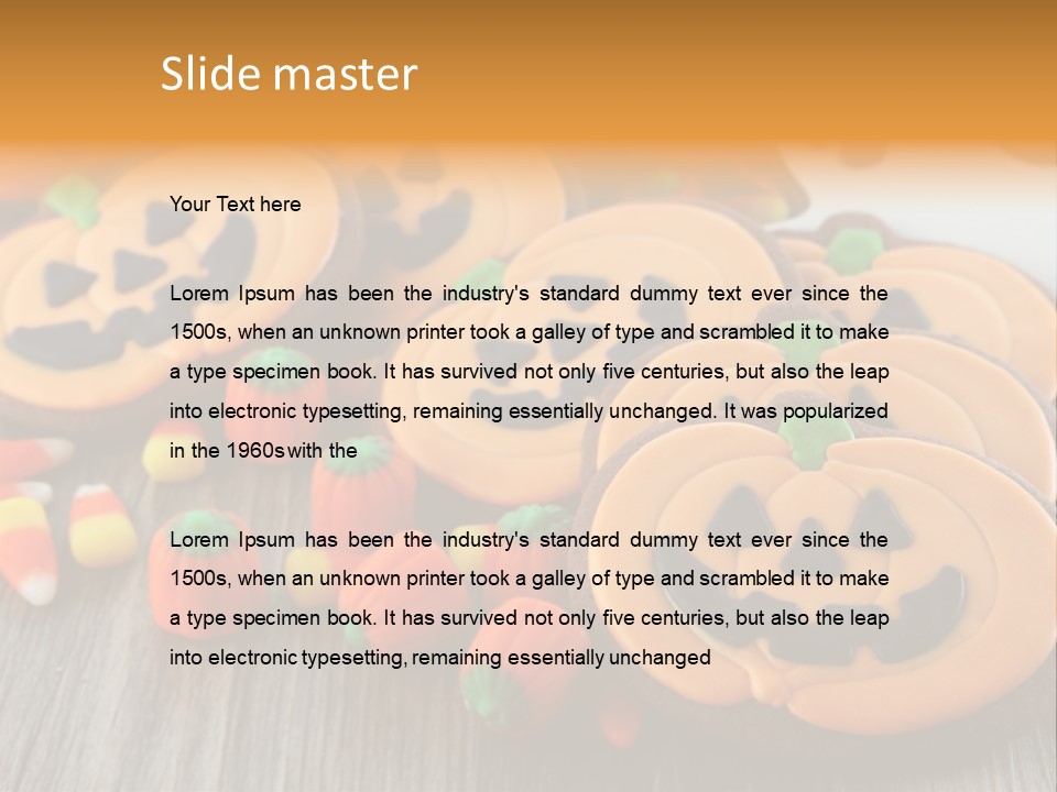 Decoration Food Nobody PowerPoint Template