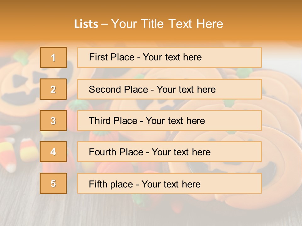Decoration Food Nobody PowerPoint Template