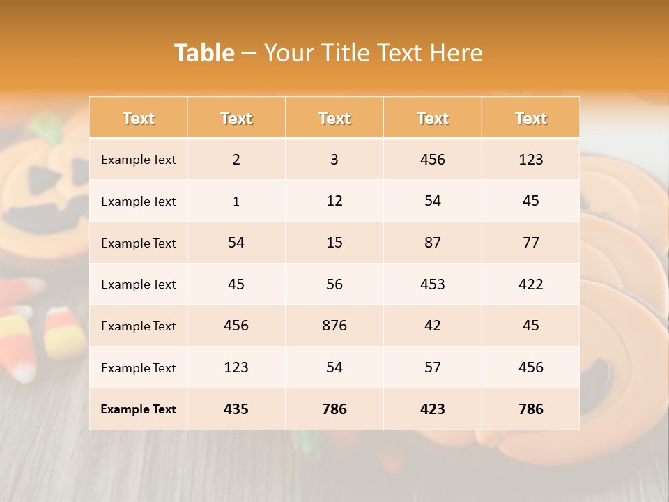 Decoration Food Nobody PowerPoint Template