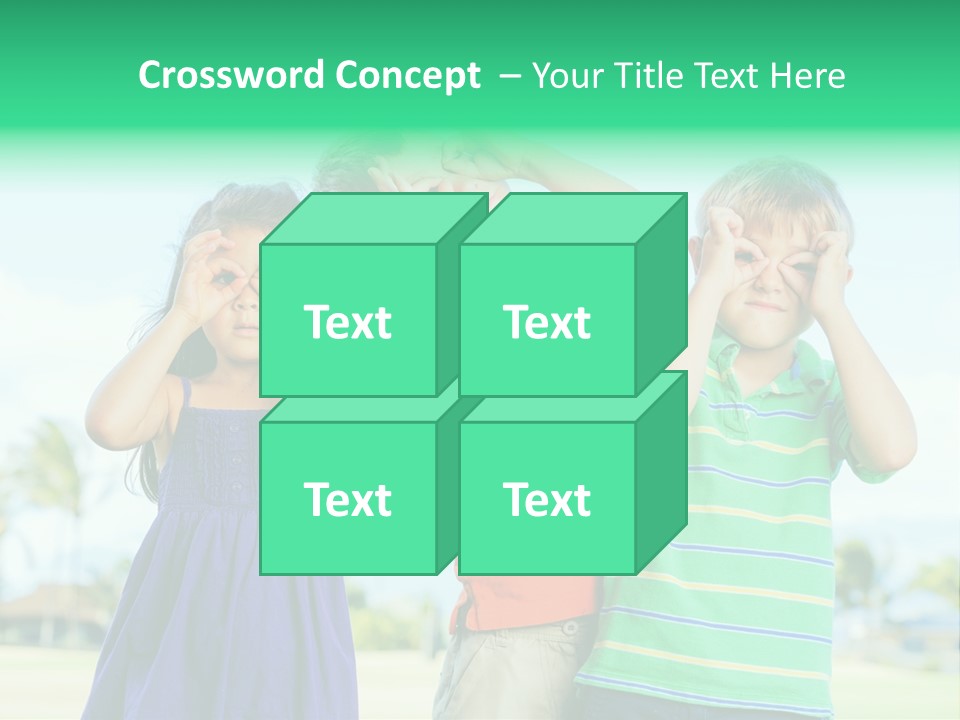 Summertime Smile Green PowerPoint Template