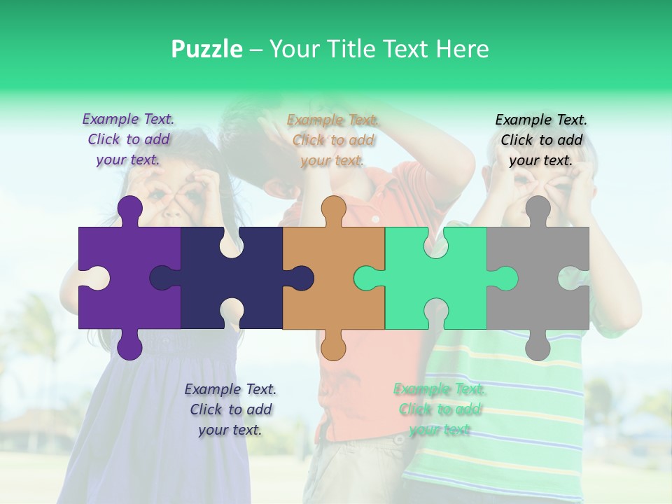 Summertime Smile Green PowerPoint Template