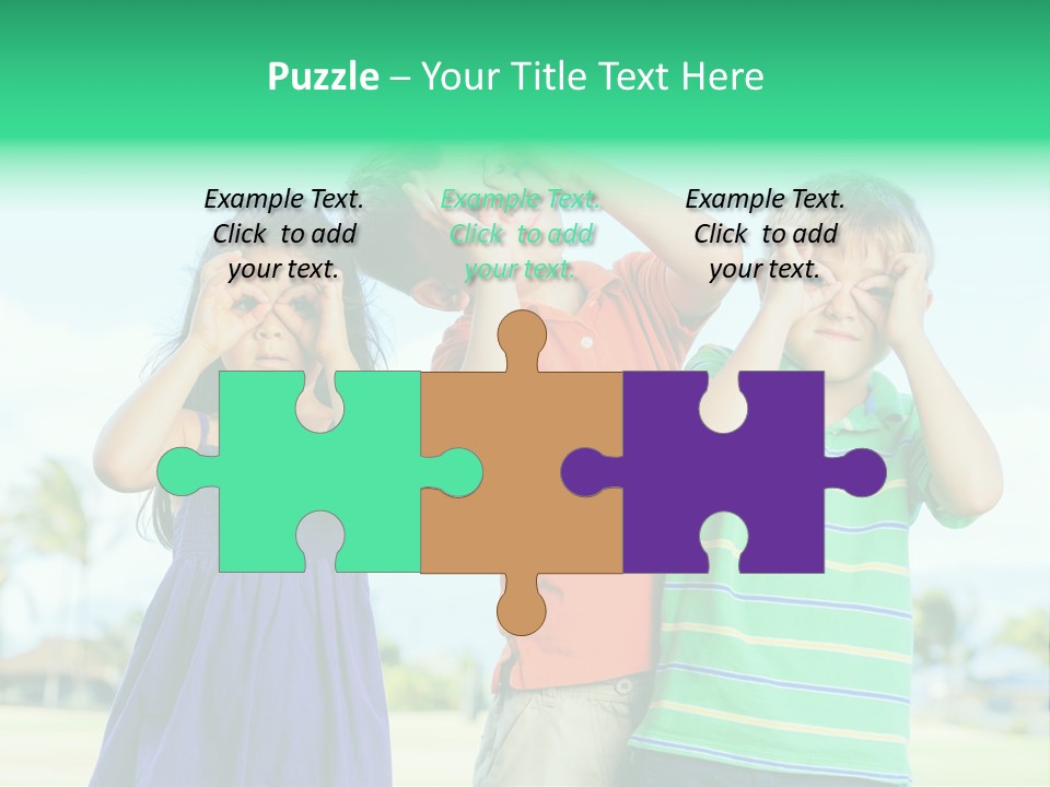 Summertime Smile Green PowerPoint Template