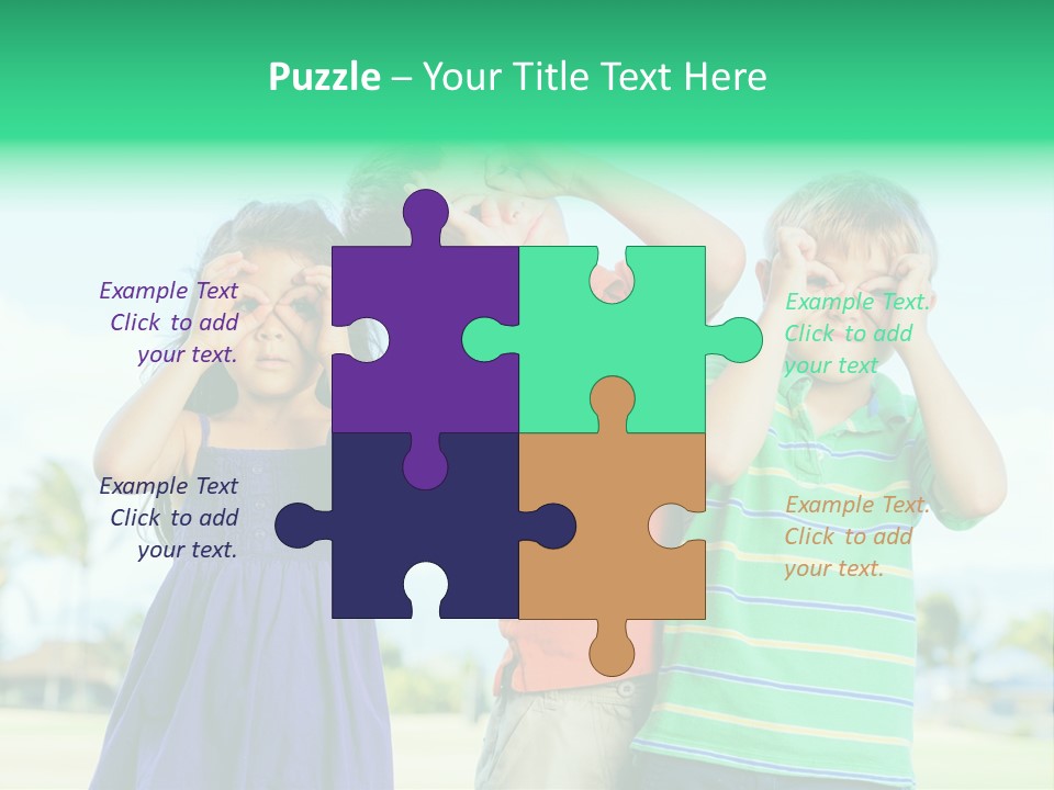 Summertime Smile Green PowerPoint Template