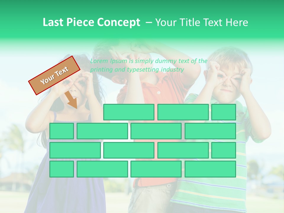 Summertime Smile Green PowerPoint Template