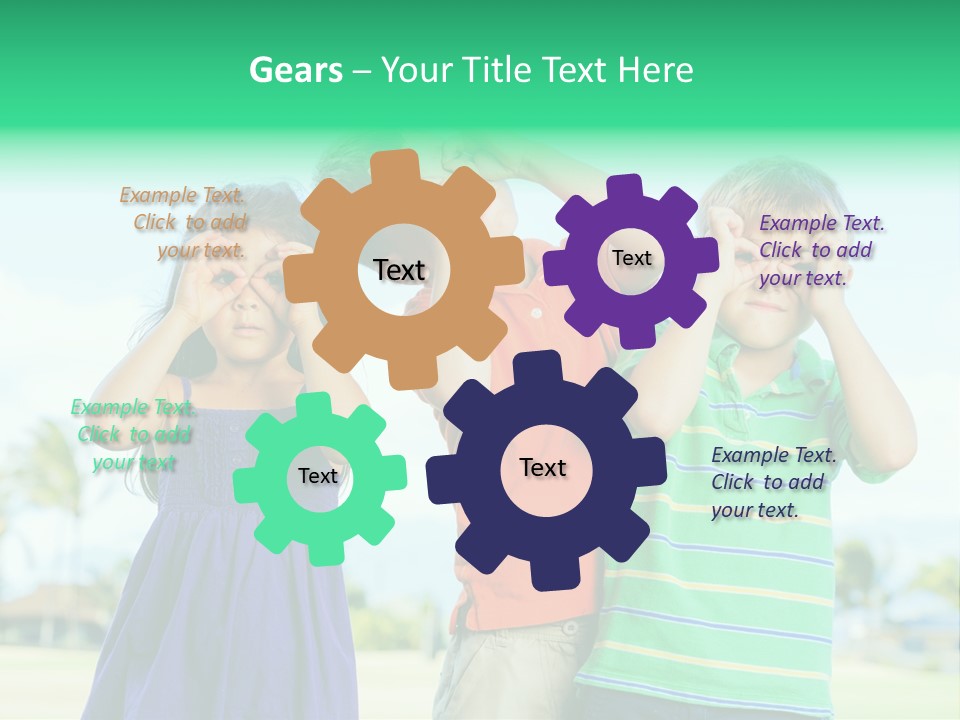 Summertime Smile Green PowerPoint Template